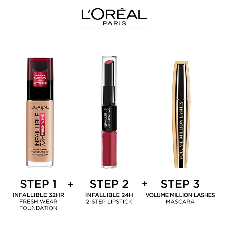 Loreal Paris Infallible 2StepLipstick Franchise 05CrossSell